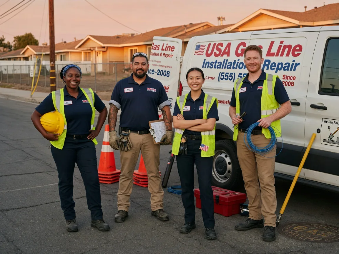 Gas Line Installation company in Newark, IL